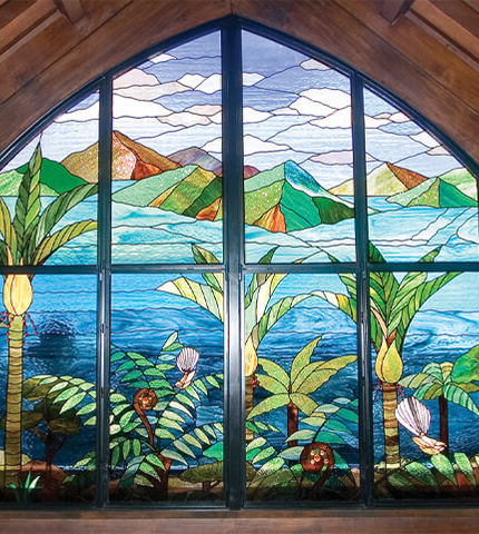 Stain glass windows